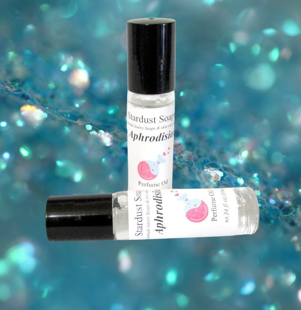 Aphrodisiac Perfume Oil Roll-On | Handmade Exotic Sweet & Fresh Fragrance Oil | Natural Body Perfume | Travel Size Gift Scent
