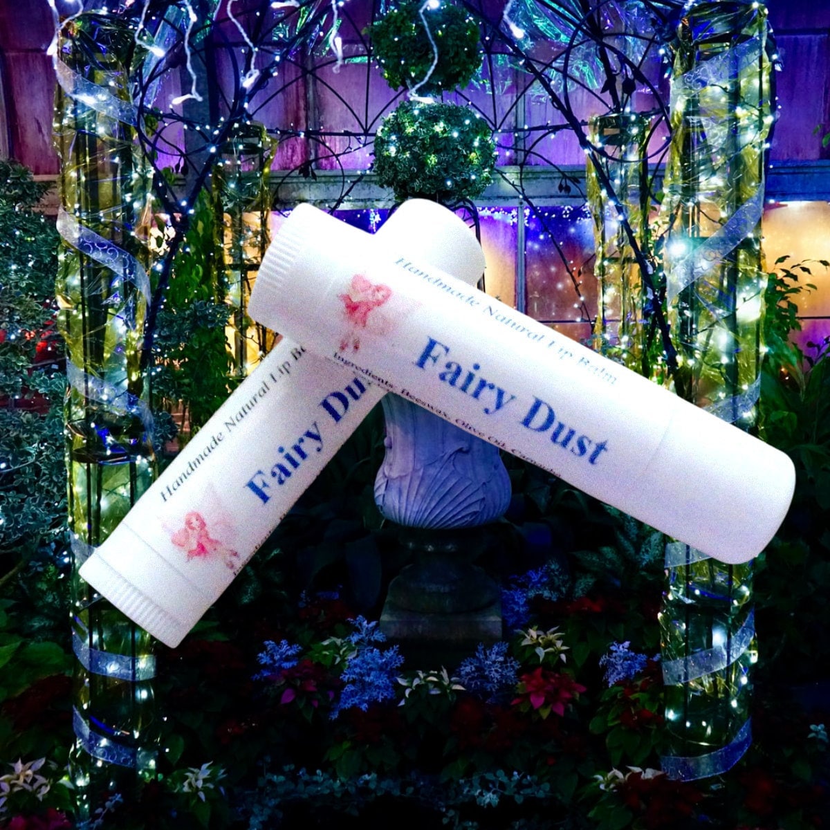 Fairy Dust Beeswax Lip Balm | Handmade Cotton Candy Flavored Lip Balm | Natural Moisturizing Lip Care | Soft Hydrating Lip Treatment