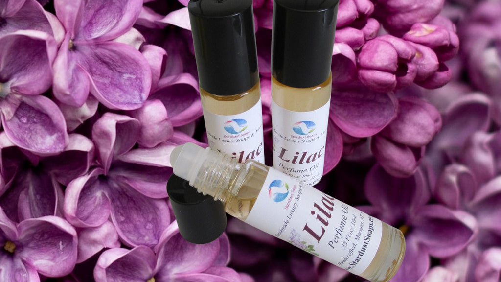Lilac Roll-On Perfume Oil | Handmade Floral Fragrance Oil | Natural Long-Lasting Perfume Oil for Skin | Travel Size Body Scent | 10ml