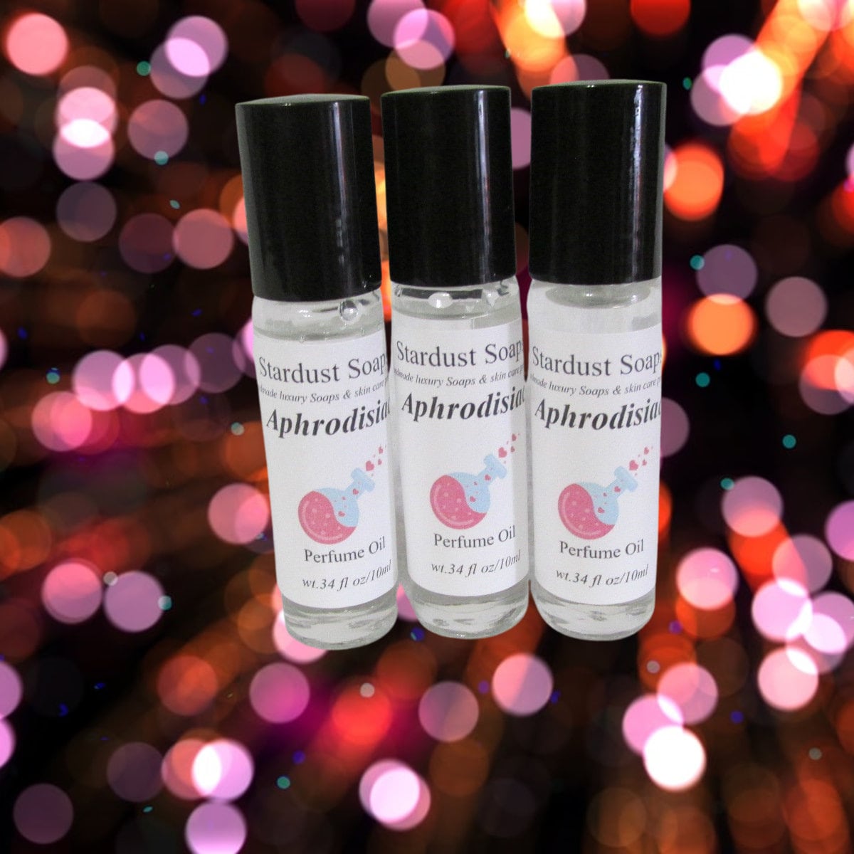 Aphrodisiac Perfume Oil Roll-On | Handmade Exotic Sweet & Fresh Fragrance Oil | Natural Body Perfume | Travel Size Gift Scent