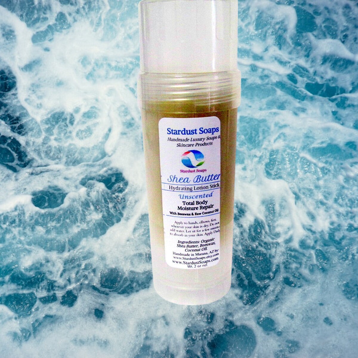 Organic Shea Butter Lotion Bar: Unscented, Travel-Friendly Moisture Stick