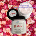 Rose Whipped Sugar Scrub Soap – Handmade Exfoliating Body Polish | Moisturizing Whipped Soap Scrub for Soft, Smooth, Glowing Skin