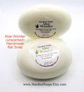 Aloe Vera Handmade Soap – Unscented Face & Body Bar | Moisturizing Hydrating Soap for Sensitive Skin, Natural Skin Care