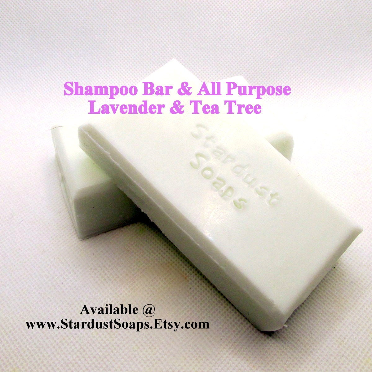 Lavender & Tea Tree Shampoo Bar – All-Natural Zero Waste Shampoo | Solid Hair Care Bar for Oily Scalp, Dandruff and Healthy Hair