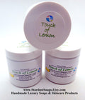 Touch of Lemon Moisturizer | Shea Butter & Aloe Vera Hydrating Face, Hand and Body Cream | Handmade Moisturizer for Dry Skin | 4 oz