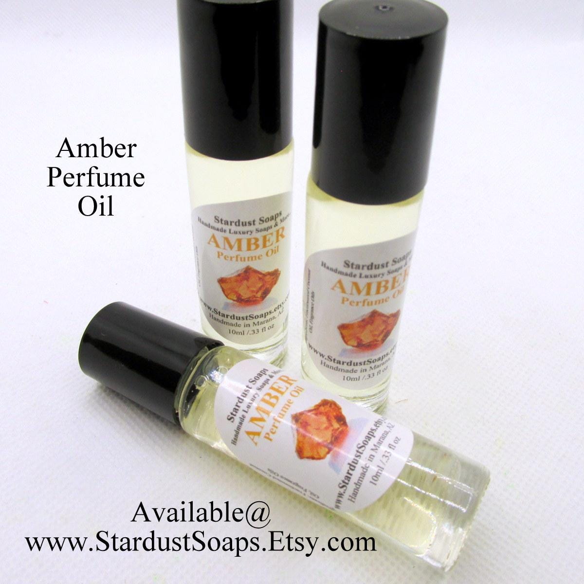 Exotic Amber Roll-On Perfume Oil | Handmade Natural Fragrance Oil | Long Lasting Body Perfume | Alluring Everyday Scent