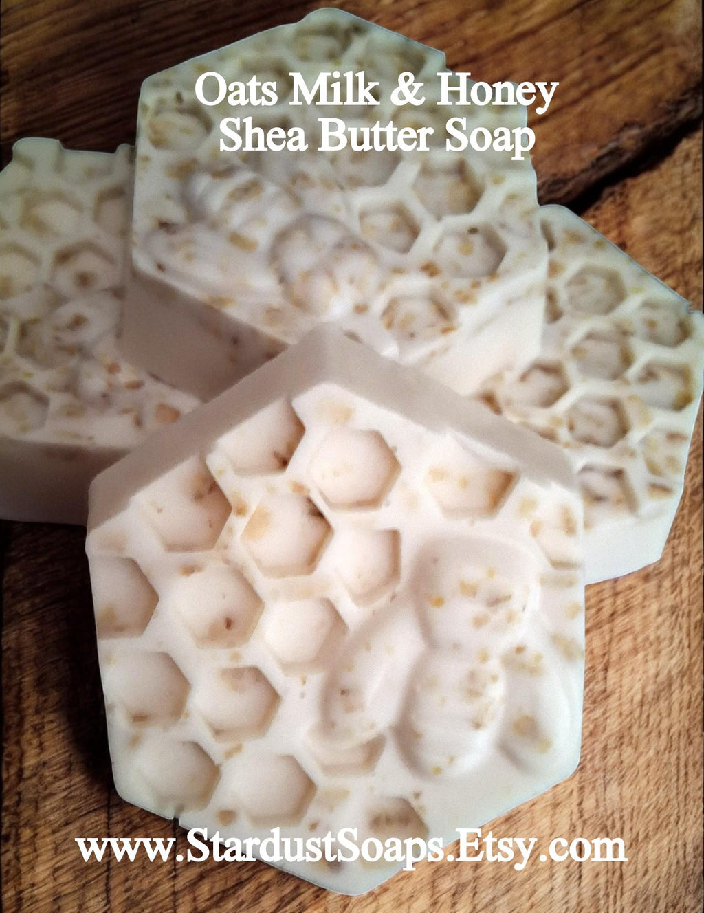 Oats, Milk and Honey Shea Butter Handmade Soap Bar | Nourishing Gentle Natural Skincare for Face, Hands & Body | Moisturizing Artisan Soap
