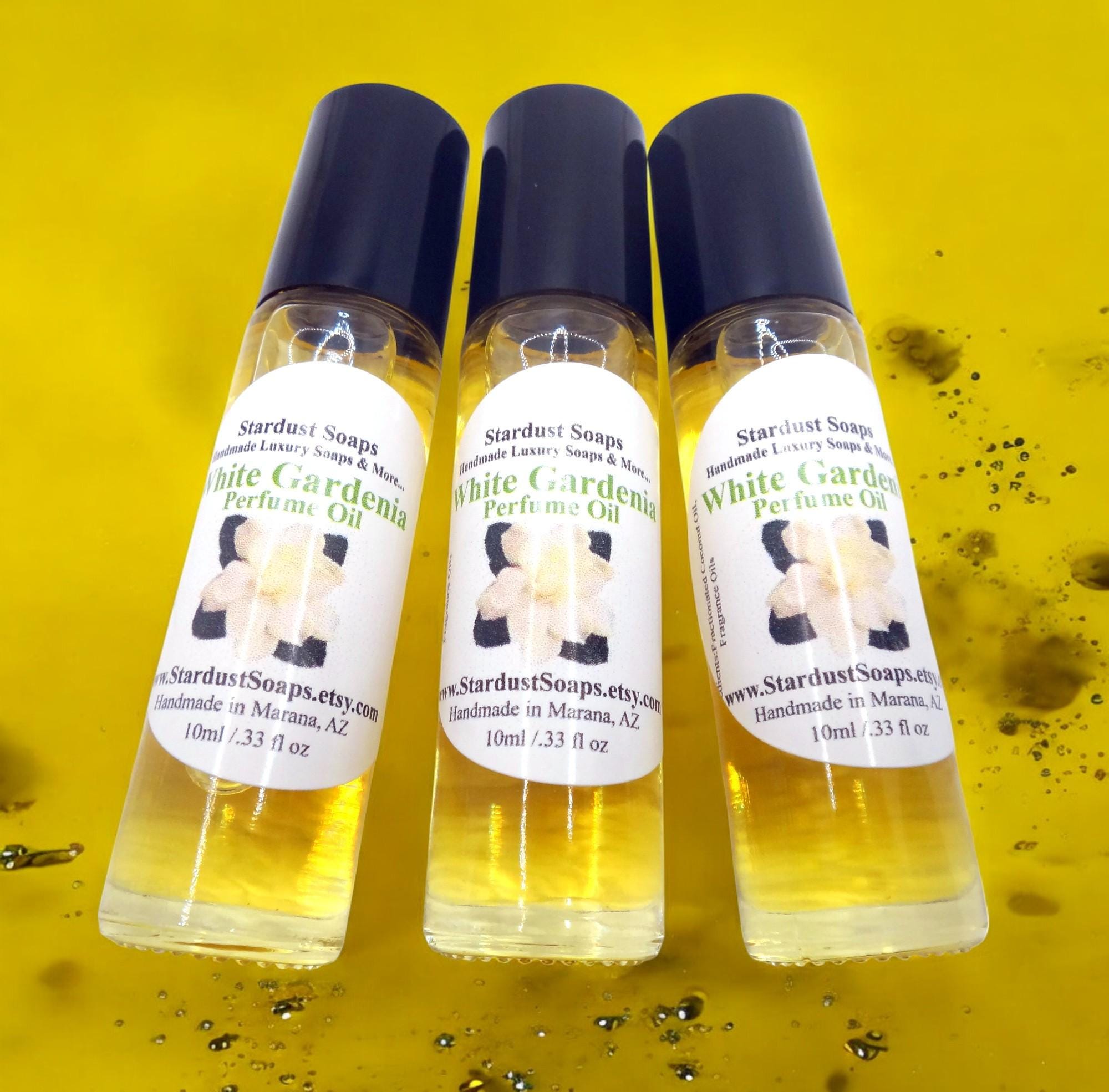 White Gardenia Roll-On Perfume Oil | Luxury Floral Fragrance Oil | Handmade Long Lasting Natural Perfume Oil for Skin