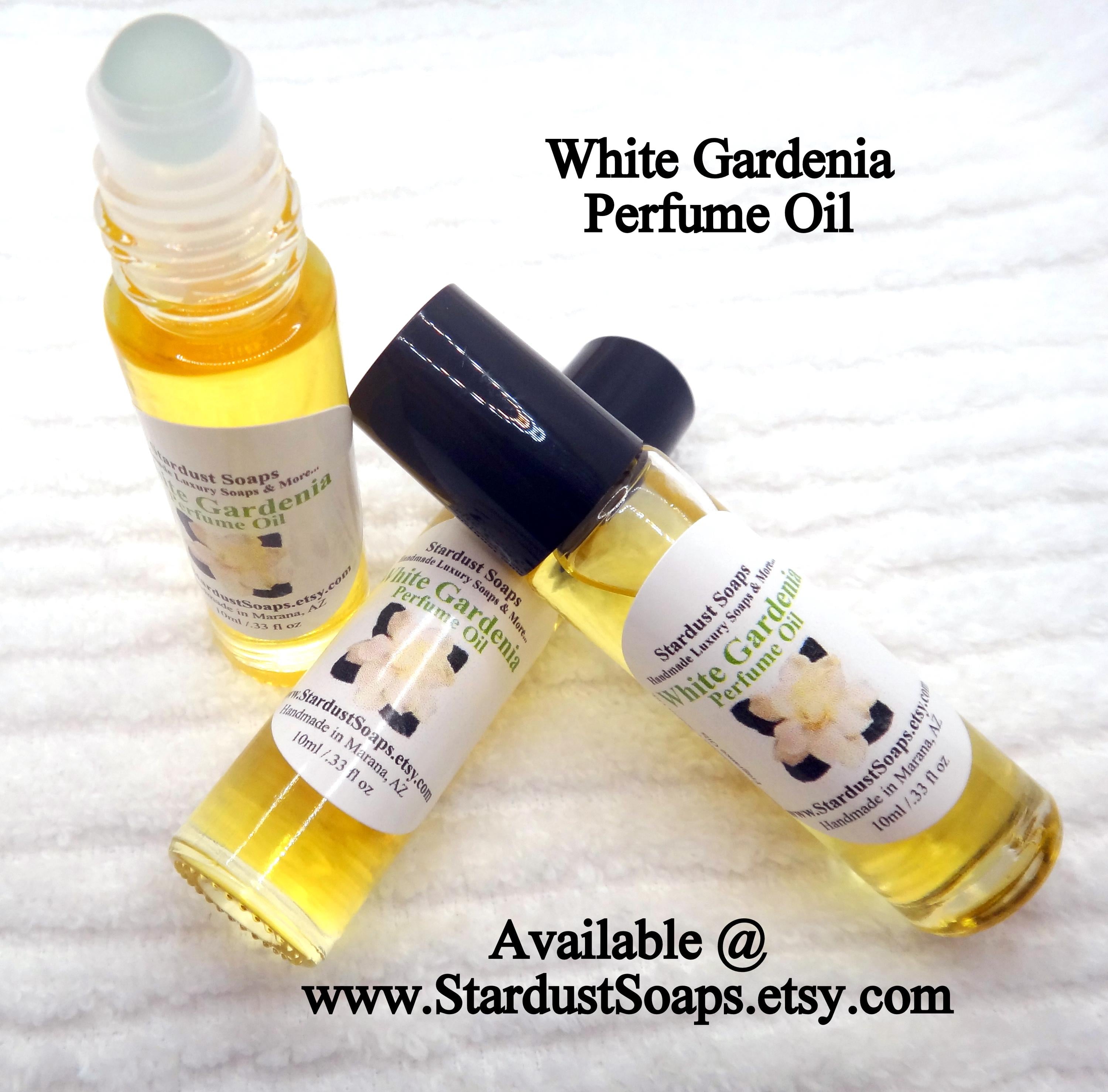 White Gardenia Roll-On Perfume Oil | Luxury Floral Fragrance Oil | Handmade Long Lasting Natural Perfume Oil for Skin