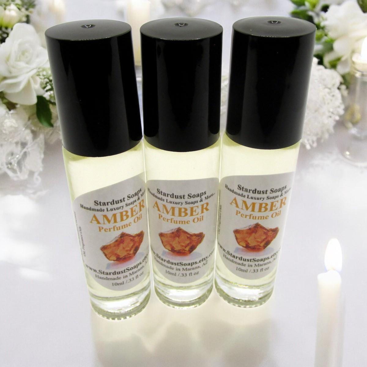 Exotic Amber Roll-On Perfume Oil | Handmade Natural Fragrance Oil | Long Lasting Body Perfume | Alluring Everyday Scent