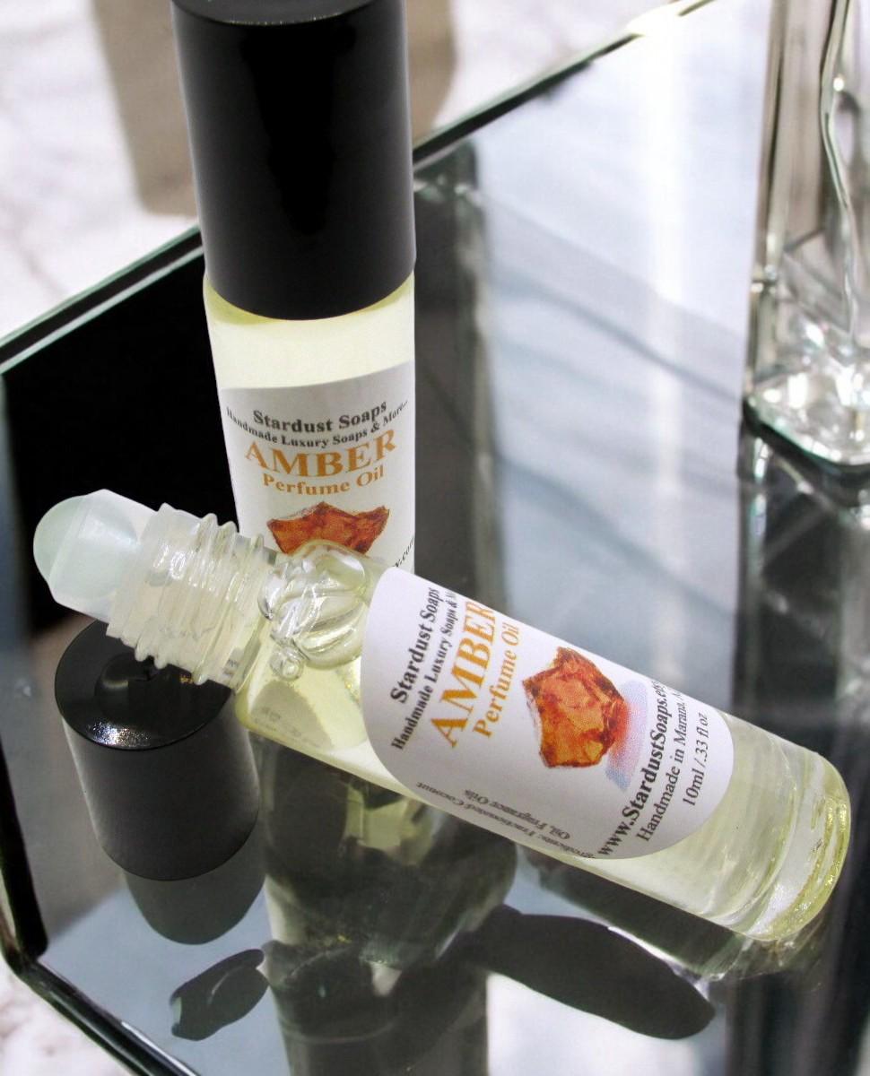Exotic Amber Roll-On Perfume Oil | Handmade Natural Fragrance Oil | Long Lasting Body Perfume | Alluring Everyday Scent