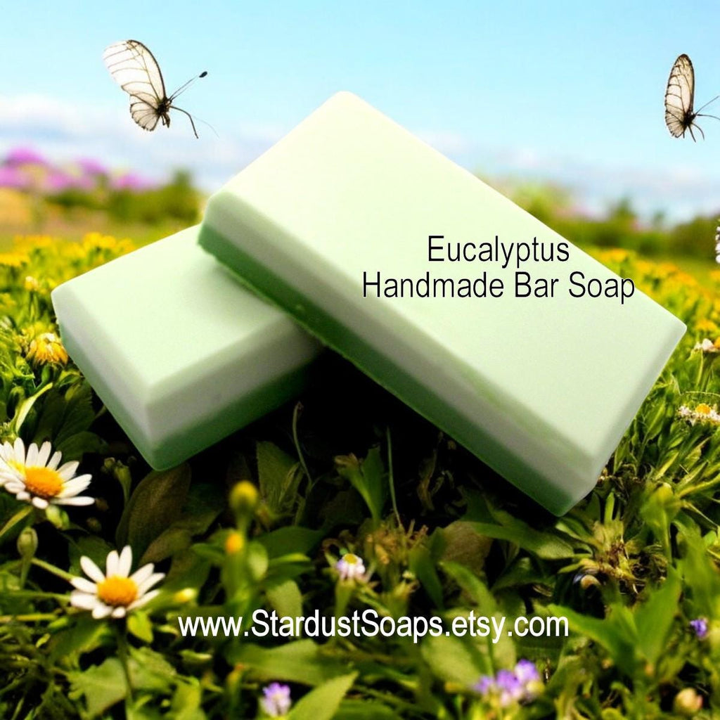 Eucalyptus Handmade Soap Bar | Luxury Moisturizing Natural Soap | Refreshing Aromatherapy Body & Face Soap | Spa Skincare