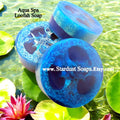 Aqua Spa Loofah Soap Bar | Handmade Exfoliating Body Soap | Moisturizing Spa Cleanser for All Skin Types | 5 oz