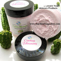 Cactus Blossom Whipped Sugar Scrub Soap | Handmade Exfoliating Body Scrub | Moisturizing Sugar Polish for Soft Radiant Skin