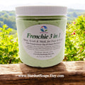 Frenchie 3-in-1 Skincare Wonder | Cleansing Soap, Exfoliating Scrub & Hydrating skin nourishing Mask for Every Skin Type