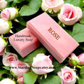 Handmade Rose Soap Bar | Moisturizing Floral Soap for Face, Hands & Body | Creamy Lather Natural Artisan Skincare (4 oz)