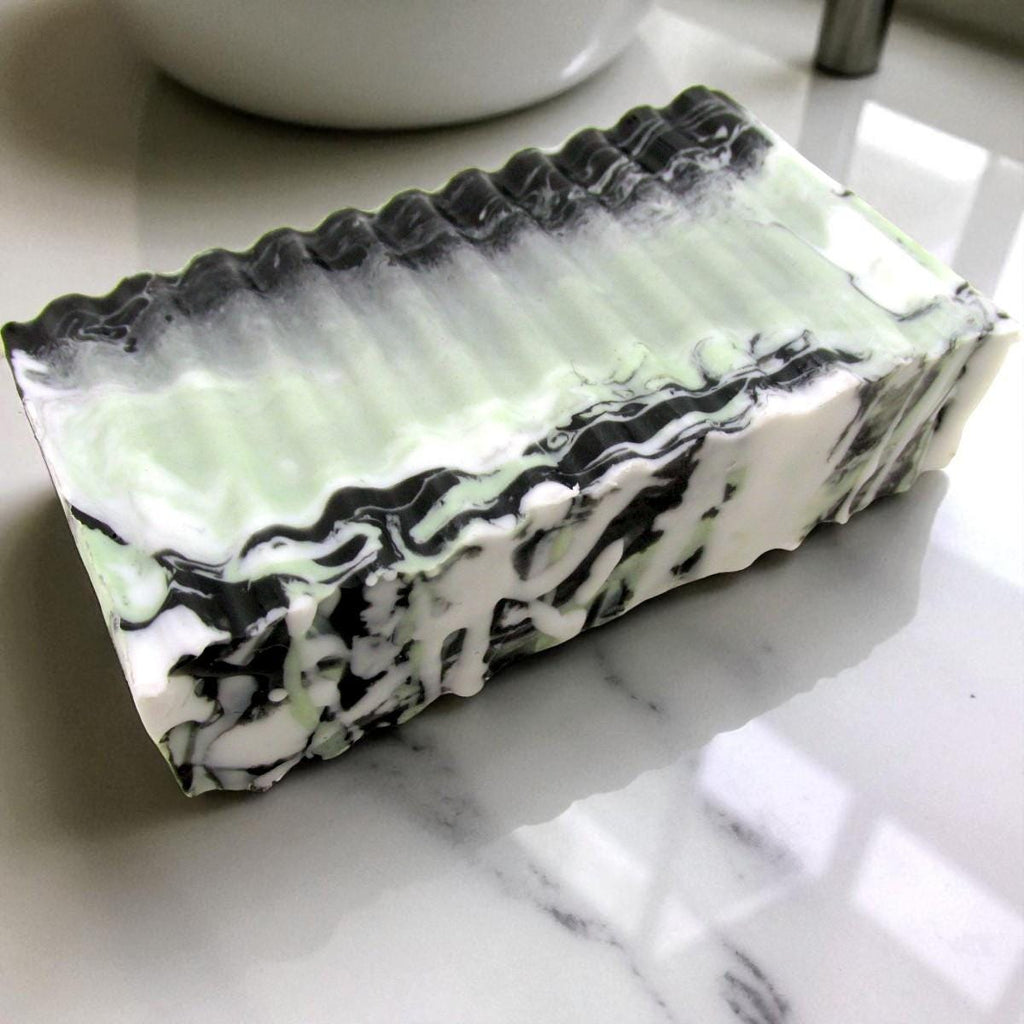 Sea Clay & Activated Charcoal Soap Bar | Eucalyptus Spearmint Detox Handmade Soap | Natural Deep Cleansing Face and Body Bar