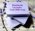 Handmade Lavender Goat Milk Soap | Moisturizing Natural Soap for Dry and Sensitive Skin | Gentle Artisan Body & Face Bar