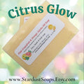 Citrus Glow Soap Bar | Pink Grapefruit & Orange Handmade Natural Soap | Jojoba Oil Moisturizing Artisan Body and Face Bar