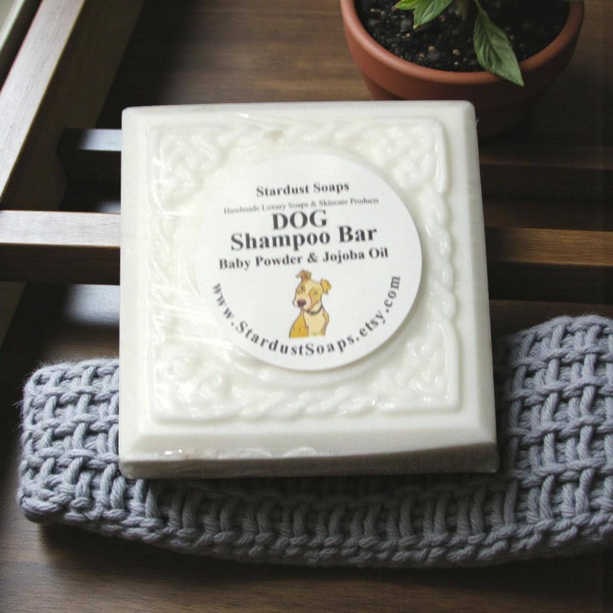 Dog Shampoo Baby Powder Scent | Natural Gentle Pet Shampoo with Jojoba Oil | Handmade Dog Wash for Sensitive Skin & Puppies