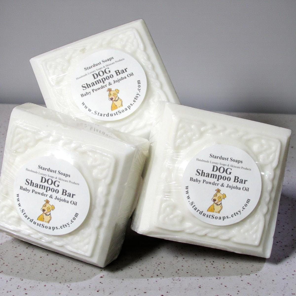 Dog Shampoo Baby Powder Scent | Natural Gentle Pet Shampoo with Jojoba Oil | Handmade Dog Wash for Sensitive Skin & Puppies