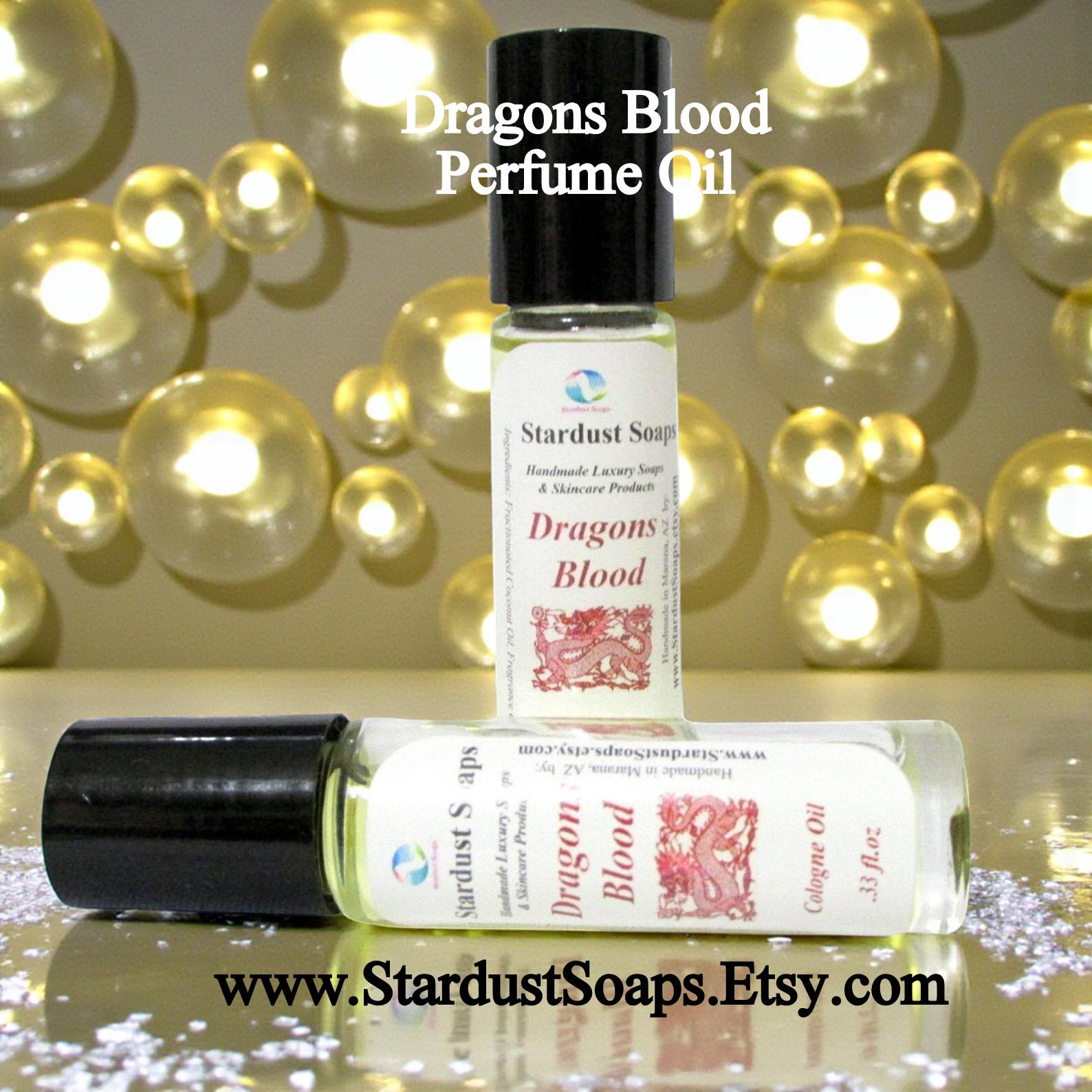 Dragon’s Blood Roll-On Perfume Oil – Exotic Natural Fragrance | Long Lasting Unisex Perfume, Handmade Travel Size Scent