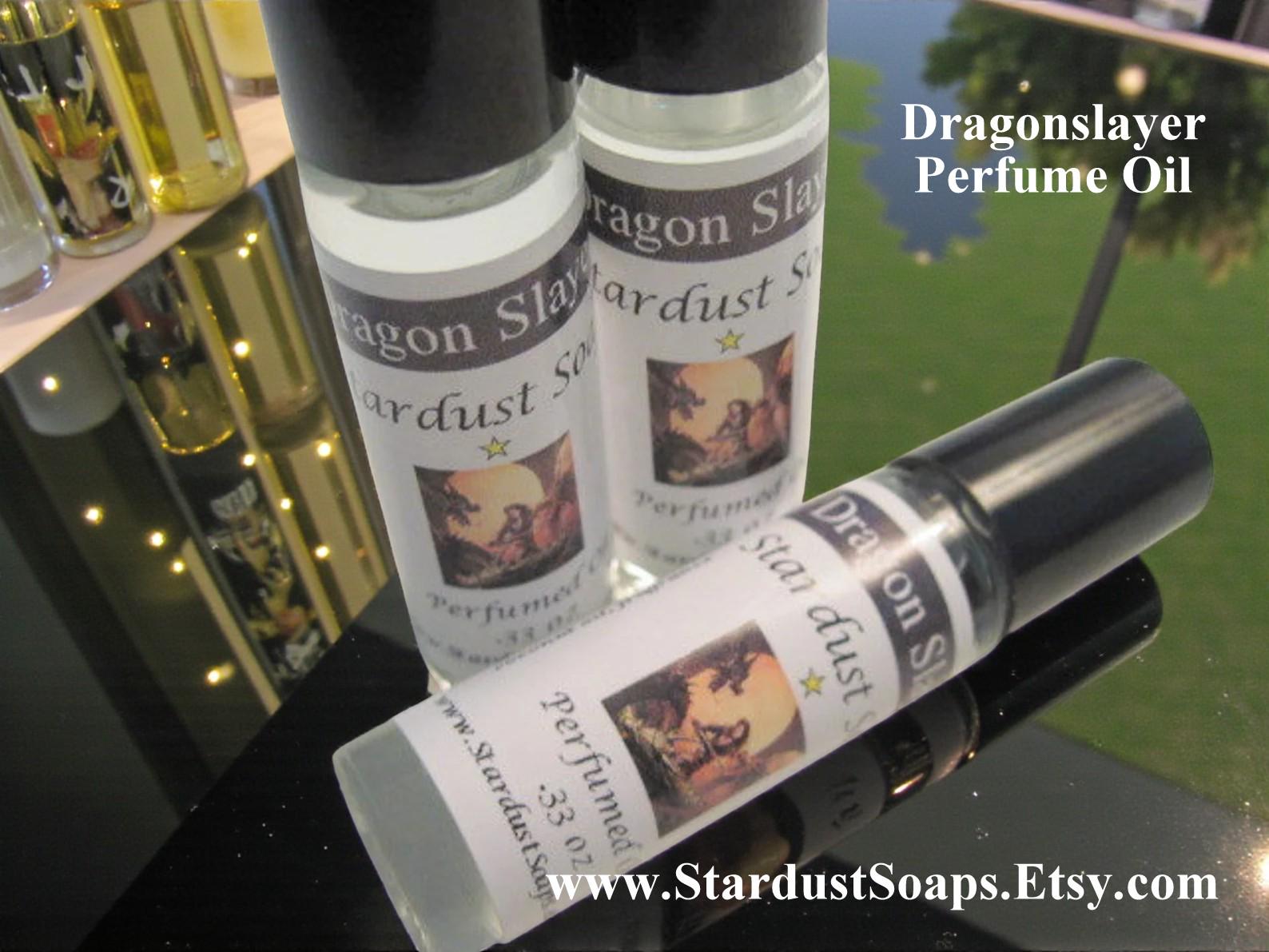Dragonslayer Cologne Oil | Handmade Masculine Fragrance Oil | Roll-On Men’s Perfume Oil | Long Lasting Natural Scent 10ml