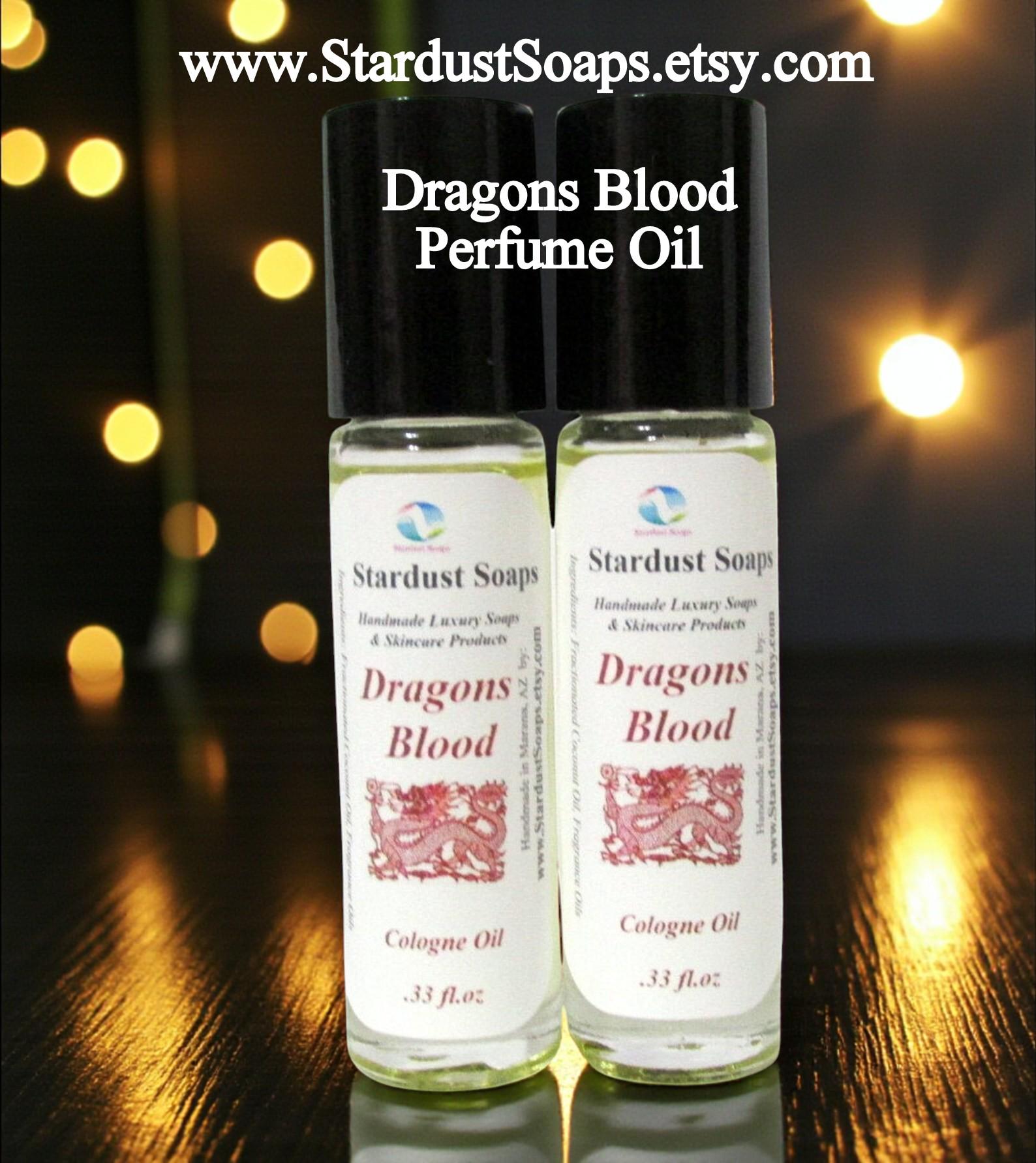 Dragon’s Blood Roll-On Perfume Oil – Exotic Natural Fragrance | Long Lasting Unisex Perfume, Handmade Travel Size Scent