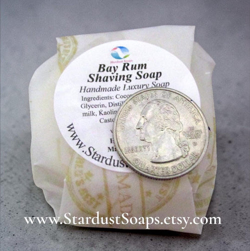 Bay Rum Shaving Soap Set | Handmade Shaving Soap | Traditional Wet Shave Soap | Men's Grooming Gift | Artisan Shaving Soaps