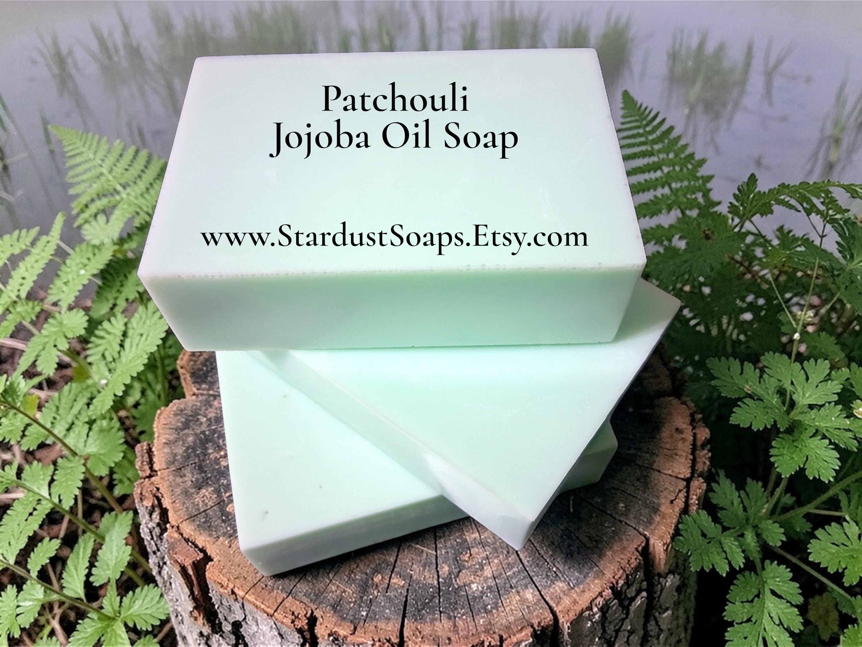 Handmade Patchouli Soap Bar | Jojoba Oil and Coconut Milk Moisturizing Natural Soap | Artisan Body and Face Bath Bar | 4 oz