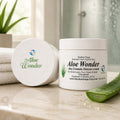 Ultra Moisturizing Aloe Wonder Cream | Unscented Aloe and Shea Butter Moisturizer for Sensitive Skin | Hydrating Natural Face & Body Cream